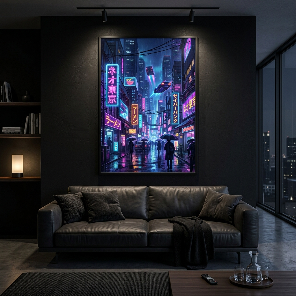 Cyberpunk Street Scene